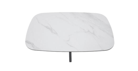 COUCHTISCH ESG 110/70/42 cm rechteckig Anthrazit, Weiß - Anthrazit/Weiß, Design, Glas/Keramik (110/70/42cm) - Novel