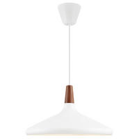 HÄNGELEUCHTE 39 cm  - Weiß, KONVENTIONELL, Holz/Metall (39cm) - Nordlux