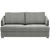 SCHLAFSOFA in Textil Grau  - Schwarz/Grau, Design, Textil/Metall (172/76-89/112-120cm) - Bali