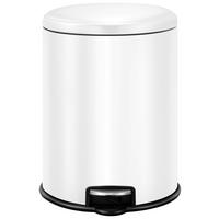 ABFALLSAMMLER 3 L  - Schwarz/Weiß, Basics, Kunststoff/Metall (17,8/25,4/22,9cm) - Fackelmann