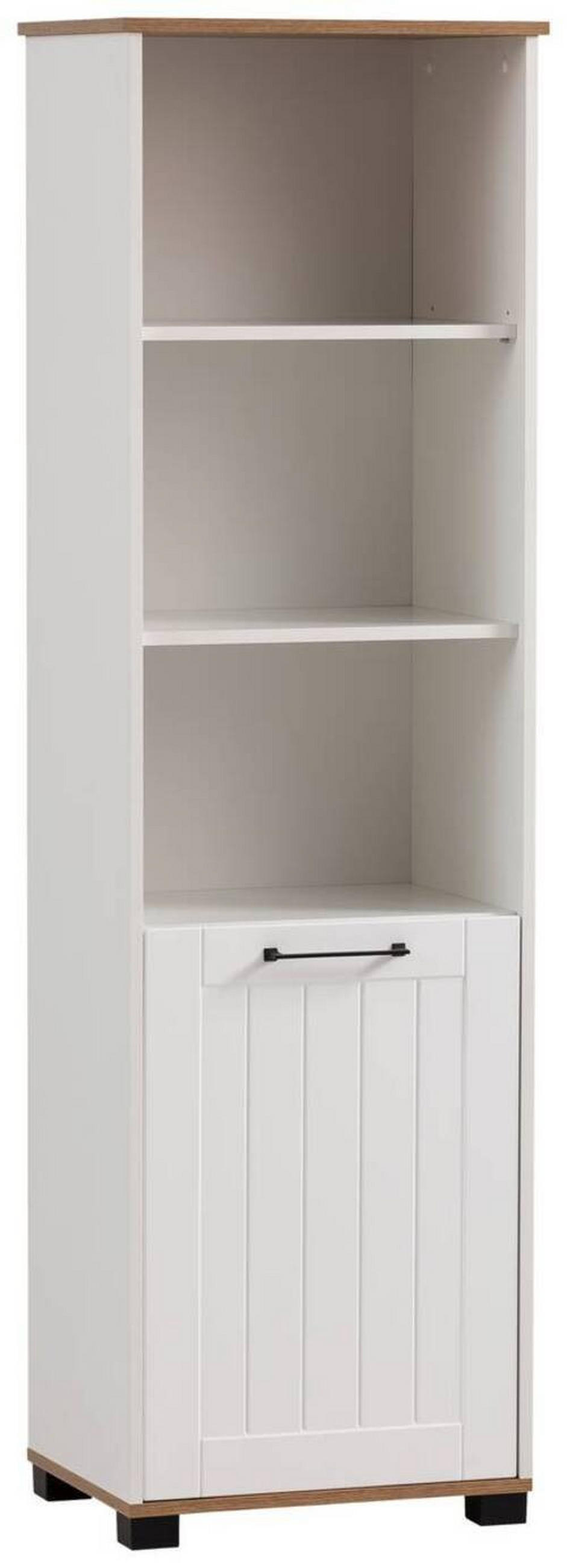 AKTENSCHRANK 52,3/177,4/41 cm  - Eiche Wotan/Weiß, MODERN, Holzwerkstoff (52,3/177,4/41cm) - MID.YOU