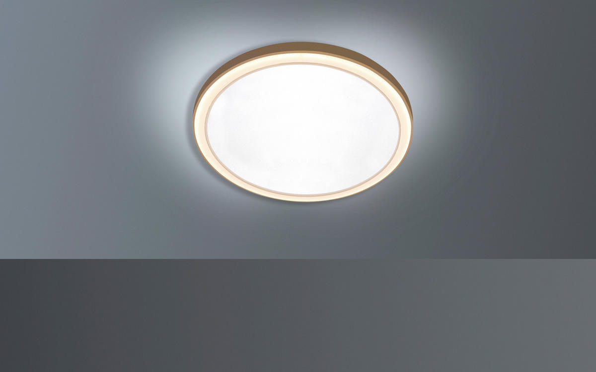 LED-DECKENLEUCHTE 48/4 cm   - Sandfarben, KONVENTIONELL, Metall (48/4cm) - BOPP