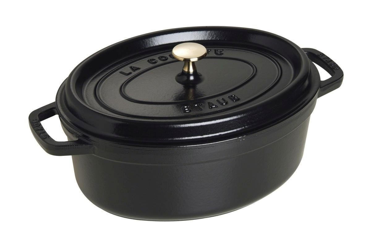 BRÄTER LA COCOTTE White Truffel - Schwarz, Basics, Metall (22,5/29cm) - Staub