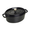 BRÄTER LA COCOTTE White Truffel  - Schwarz, Basics, Metall (22,5/29cm) - Staub