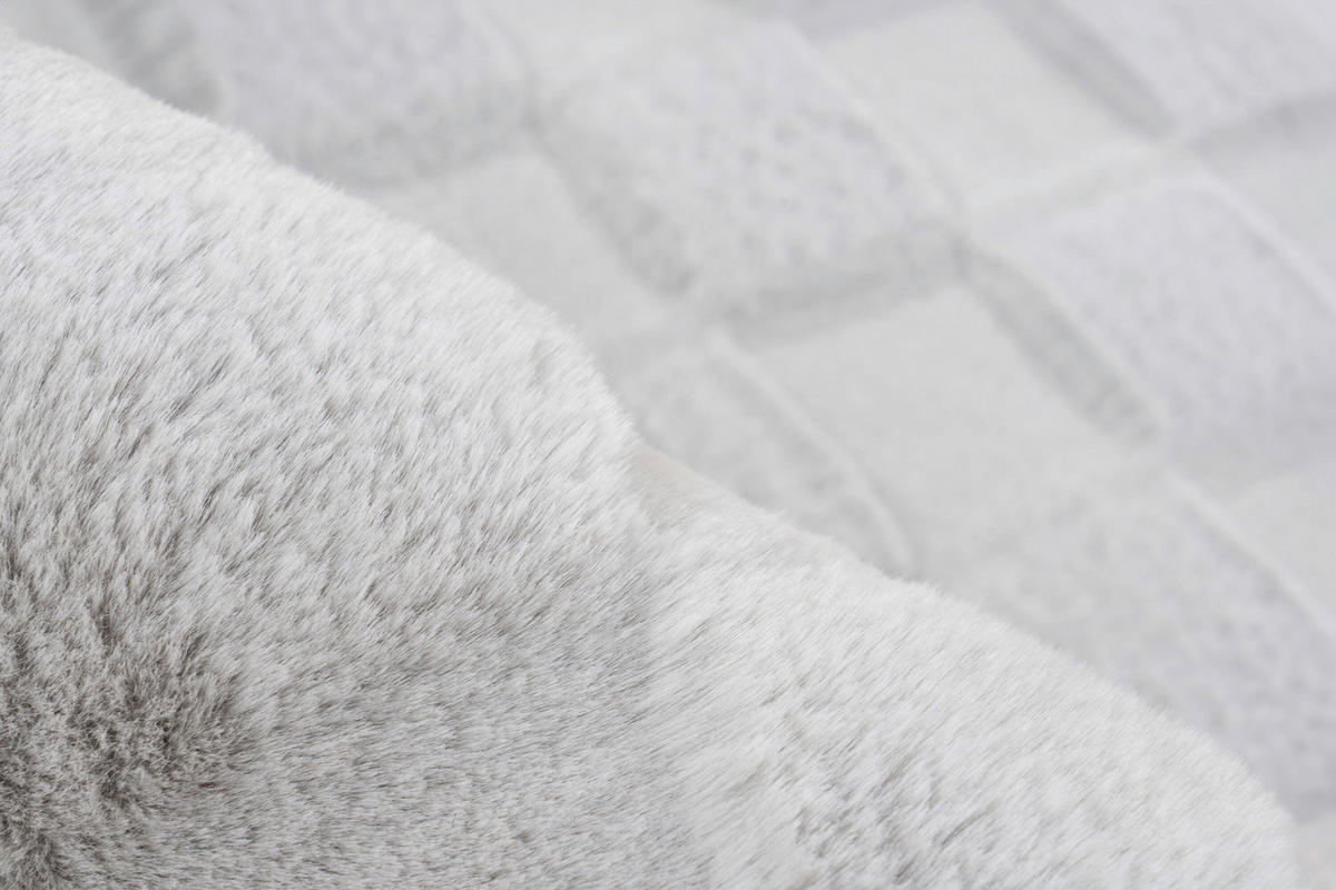 FLACHWEBETEPPICH 160/230 cm Silberfarben  - Silberfarben, Basics, Textil (160/230cm) - Kayoom