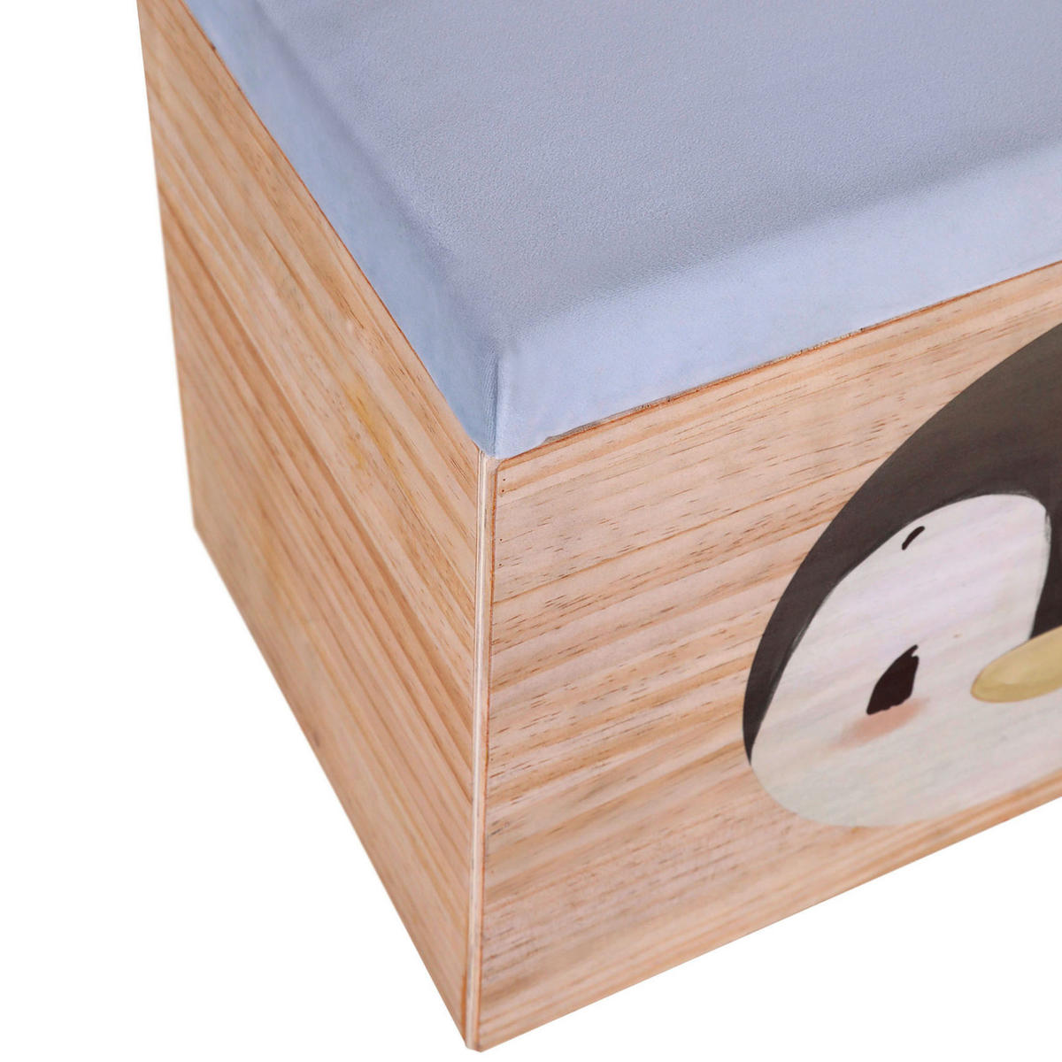 SPIELZEUGTRUHE Anouk  - Hellblau, KONVENTIONELL, Holz (50/40/30cm)
