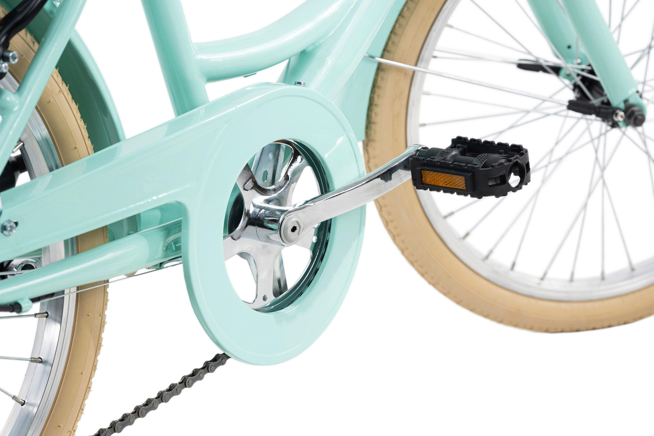 KINDERFAHRRAD 20 Zoll  - Grün, Basics, Metall (180/100/70cm) - Atrigo