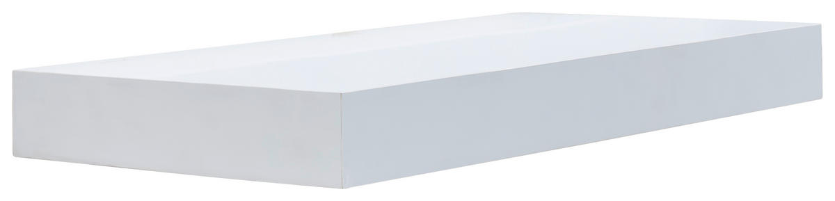 WANDBOARD Weiß  - Weiß, Basics, Holzwerkstoff (50/5/25cm) - Xora