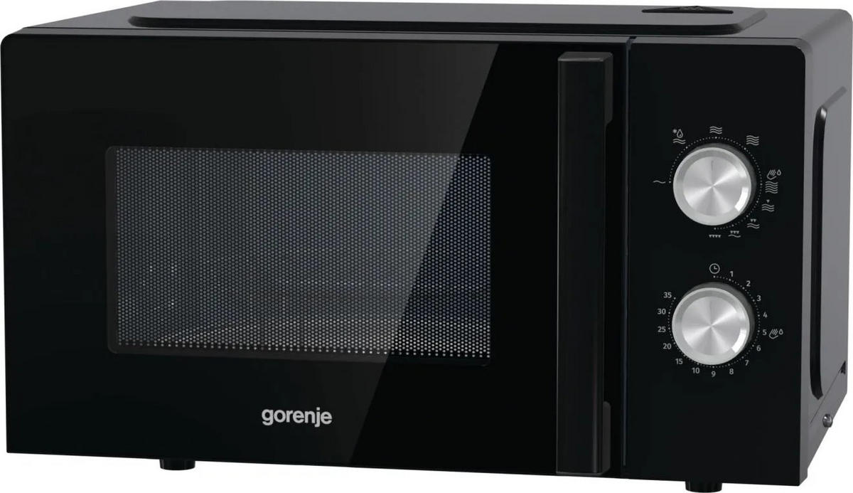 MIKROWELLE MO20E2BH  - Schwarz, Basics, Glas/Kunststoff (45,5/26,1/35,3cm) - Gorenje