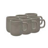 KAFFEEBECHERSET Colori Grigio 6-teilig  - Grau, Trend, Keramik - Novel