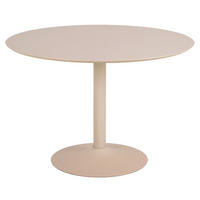 MATBORD i metall, trämaterial 110/110/76 cm   - beige, Design, metall/trämaterial (110/110/76cm) - Best Price
