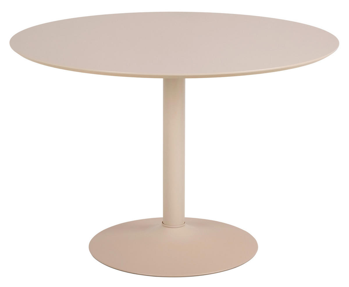 MATBORD i metall, trämaterial 110/110/76 cm   - beige, Design, metall/trämaterial (110/110/76cm) - Best Price
