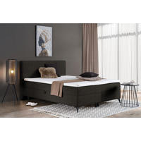 BOXBETT 180/200 cm  in Mokka  - Schwarz/Mokka, Design, Holz/Holzwerkstoff (180/200cm) - Xora