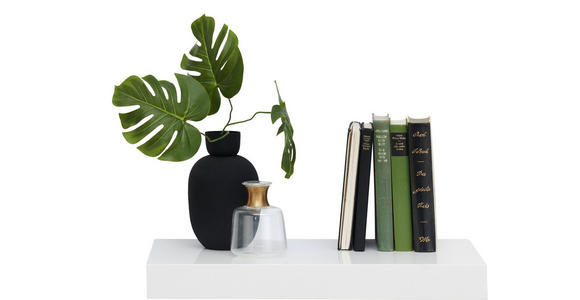 WANDBOARD in 50/5/25 cm Weiß Hochglanz  - Weiß Hochglanz, Basics, Holzwerkstoff (50/5/25cm) - Xora