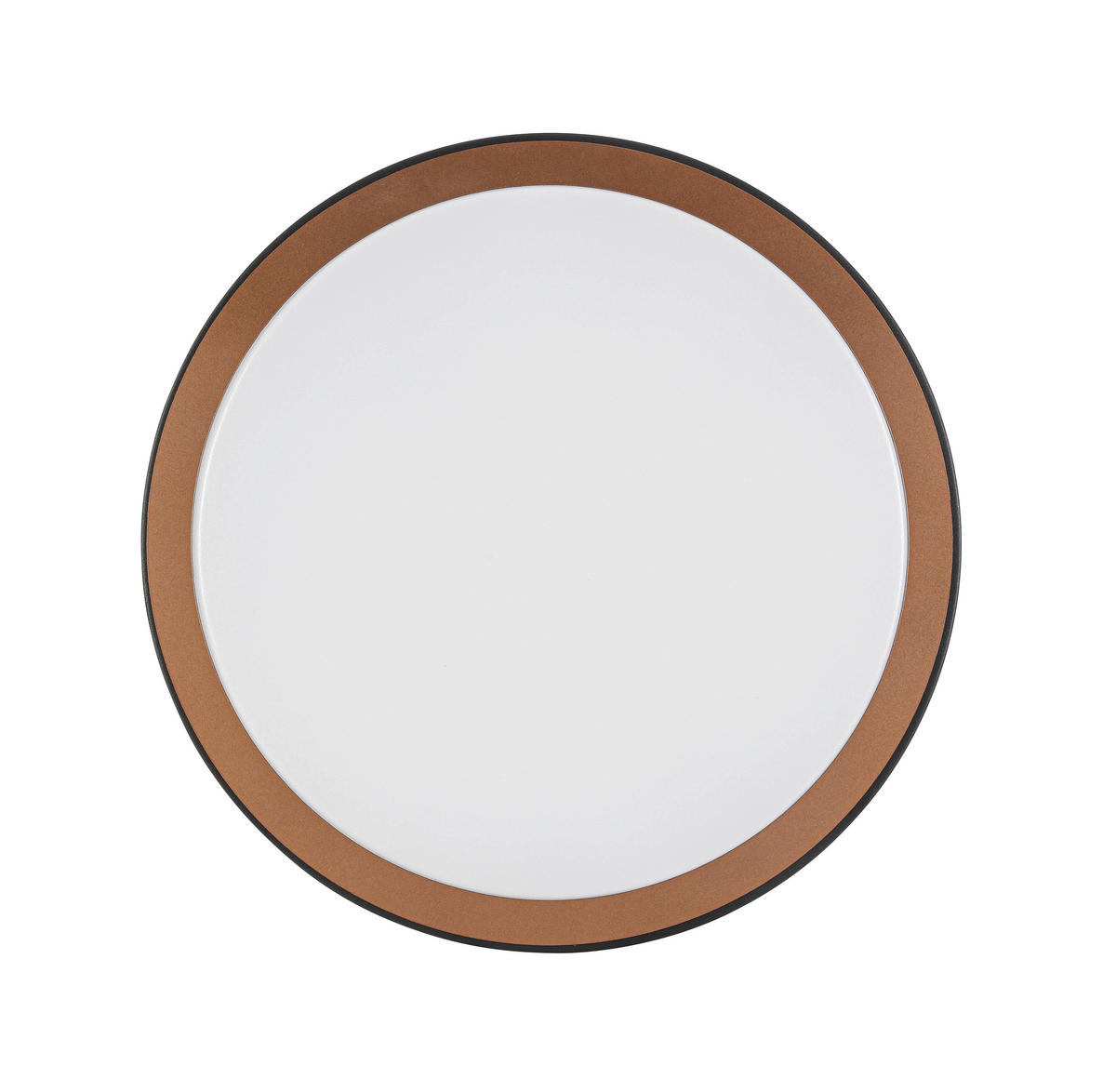 LED PLAFONJERA - bela/crna, Osnovno, metal/plastika (39/8cm) - Novel
