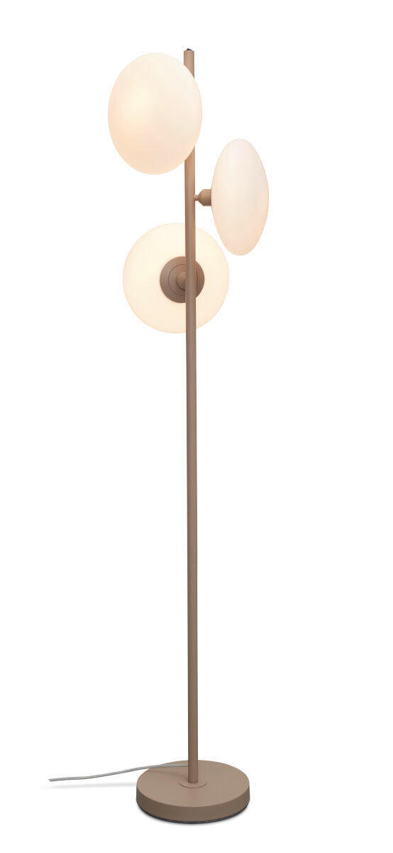 GOLVLAMPA it's about RoMi 32/32/161 cm    - vit/sandfärgad, Trend, glas (32/32/161cm) - It's about Romi