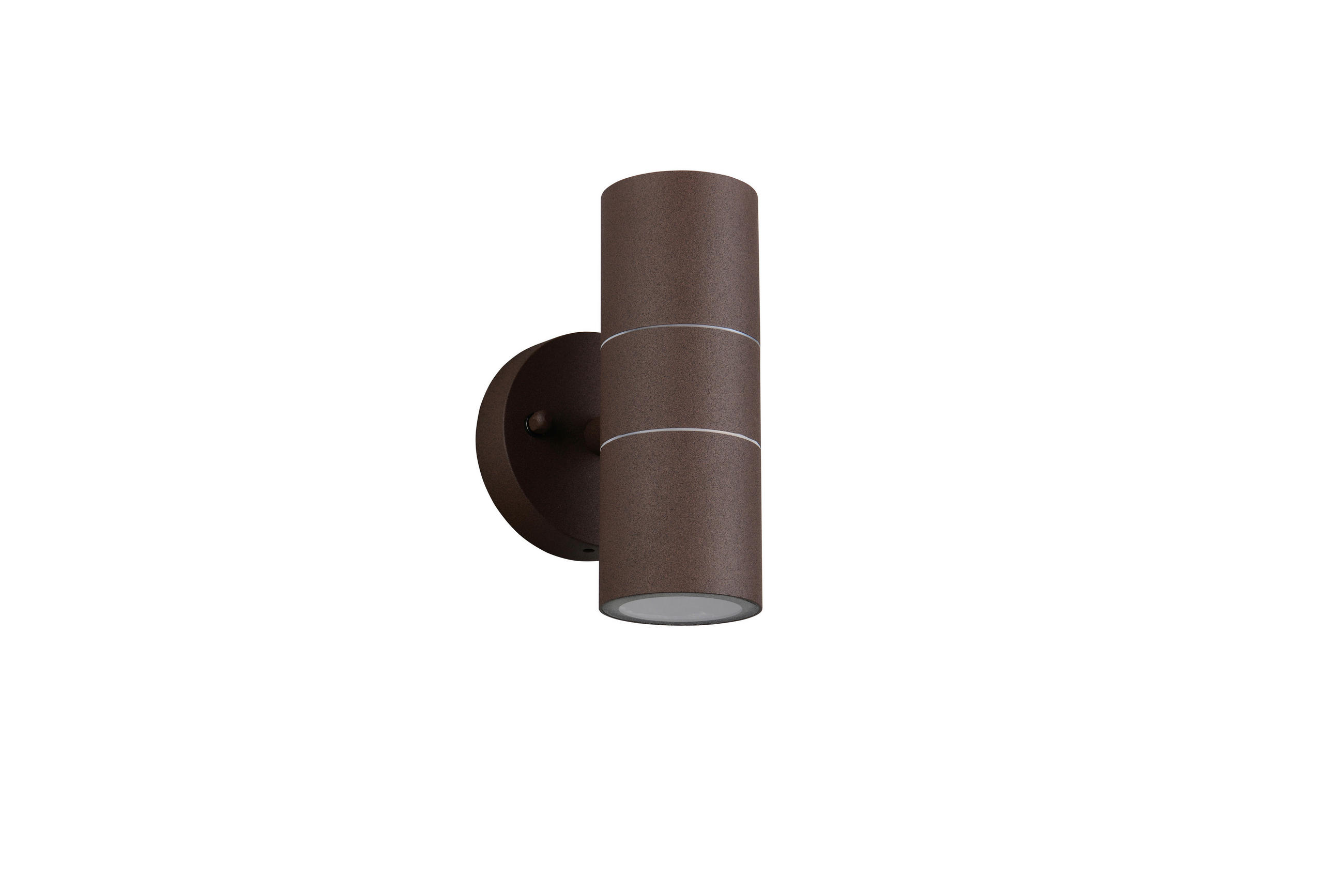 AUSSENWANDLEUCHTE Turia 16,5/9,5/11,5 cm  - Klar/Rostfarben, KONVENTIONELL, Glas/Metall (16,5/9,5/11,5cm) - Trio Leuchten