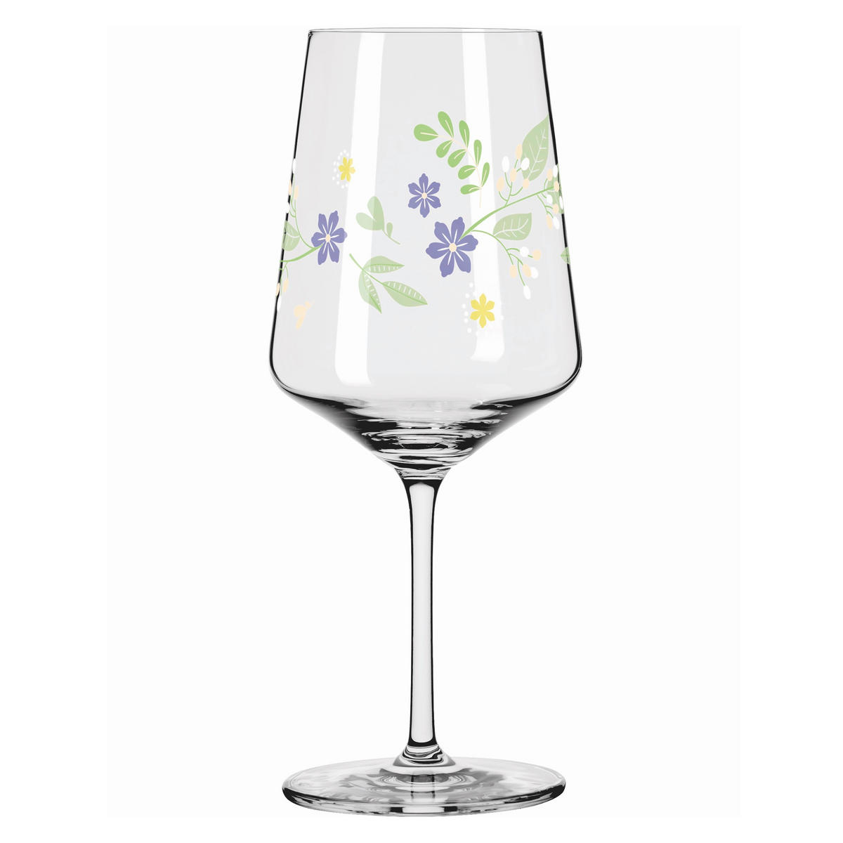 GLÄSERSET Sommertau 4-teilig  - Transparent/Lila, Trend, Glas (9,3/22,5cm) - Ritzenhoff