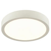 STROPNÍ LED SVÍTIDLO, 22,5/3,6 cm  - bílá, Konvenční, plast (22,5/3,6cm) - Boxxx