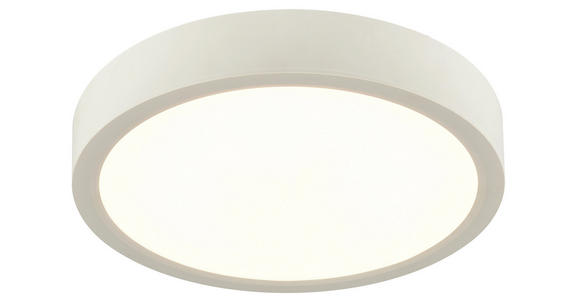 LED-DECKENLEUCHTE 22,5/3,6 cm   - Weiß, KONVENTIONELL, Kunststoff (22,5/3,6cm) - Boxxx