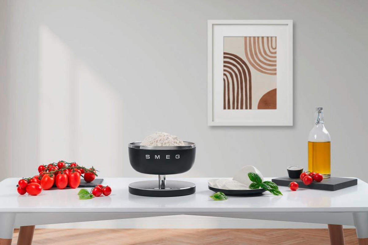 ELEKTRISCHE KÜCHENWAAGE Collection  - Schwarz, Trend, Kunststoff (20.5/15.0/20.5cm) - SMEG