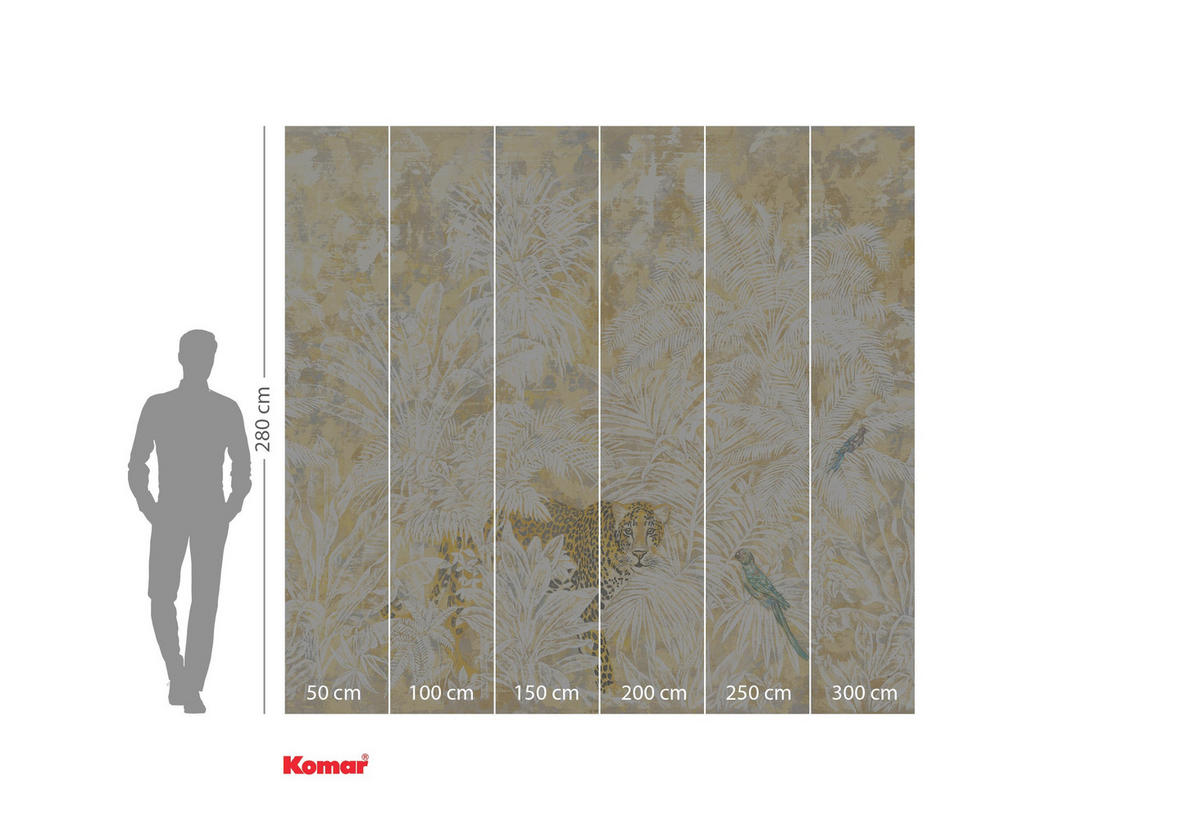 FOTOTAPET 300/280 cm  - multicolor, Trend, papper (300/280cm) - Komar