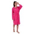 BADEMANTEL S Unisex  - Magenta, KONVENTIONELL, Textil (Snull) - Esposa