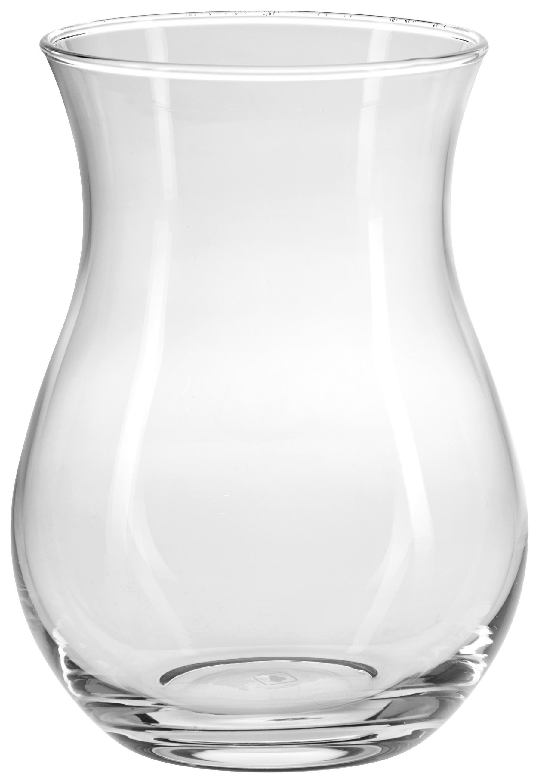 VAZA 18,00 cm  steklo  - prozorno, Basics, steklo (13/18/13cm) - Leonardo