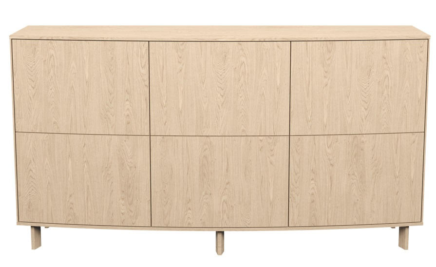 SIDEBOARD 149/80/41 cm  - vit/ekfärgad, Design, trä (149/80/41cm) - Skovby