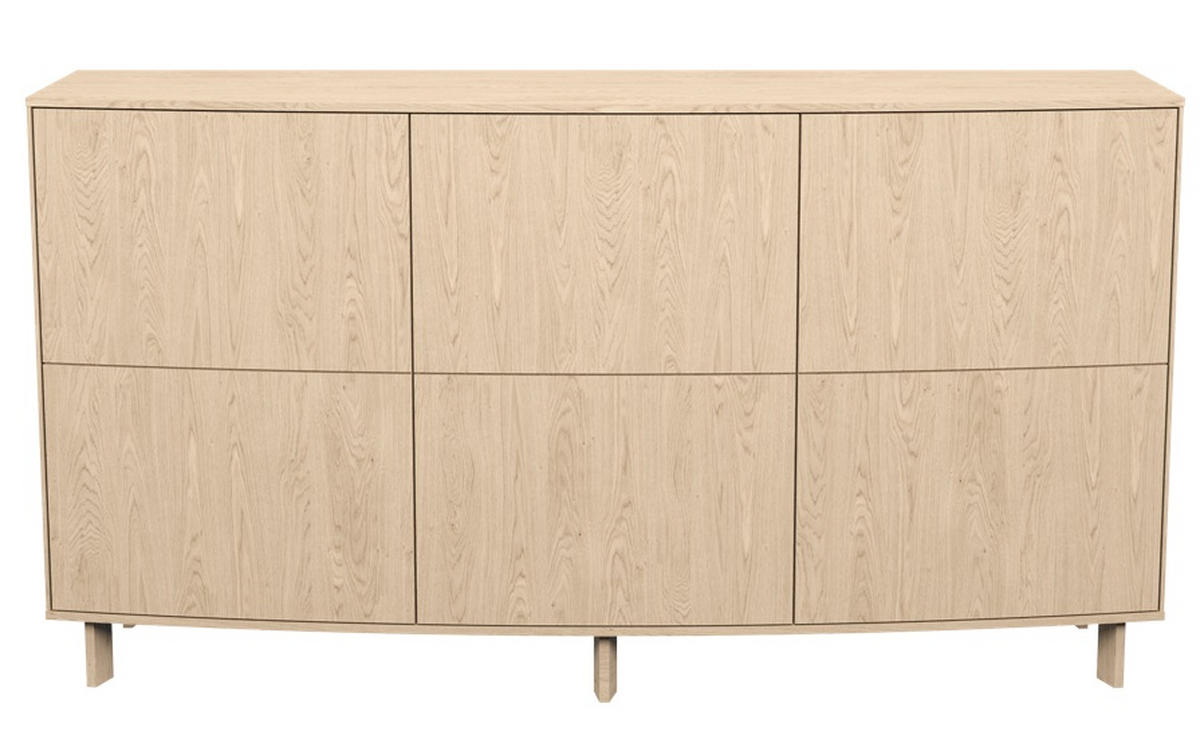 SIDEBOARD 149/80/41 cm  - vit/ekfärgad, Design, trä (149/80/41cm) - Skovby