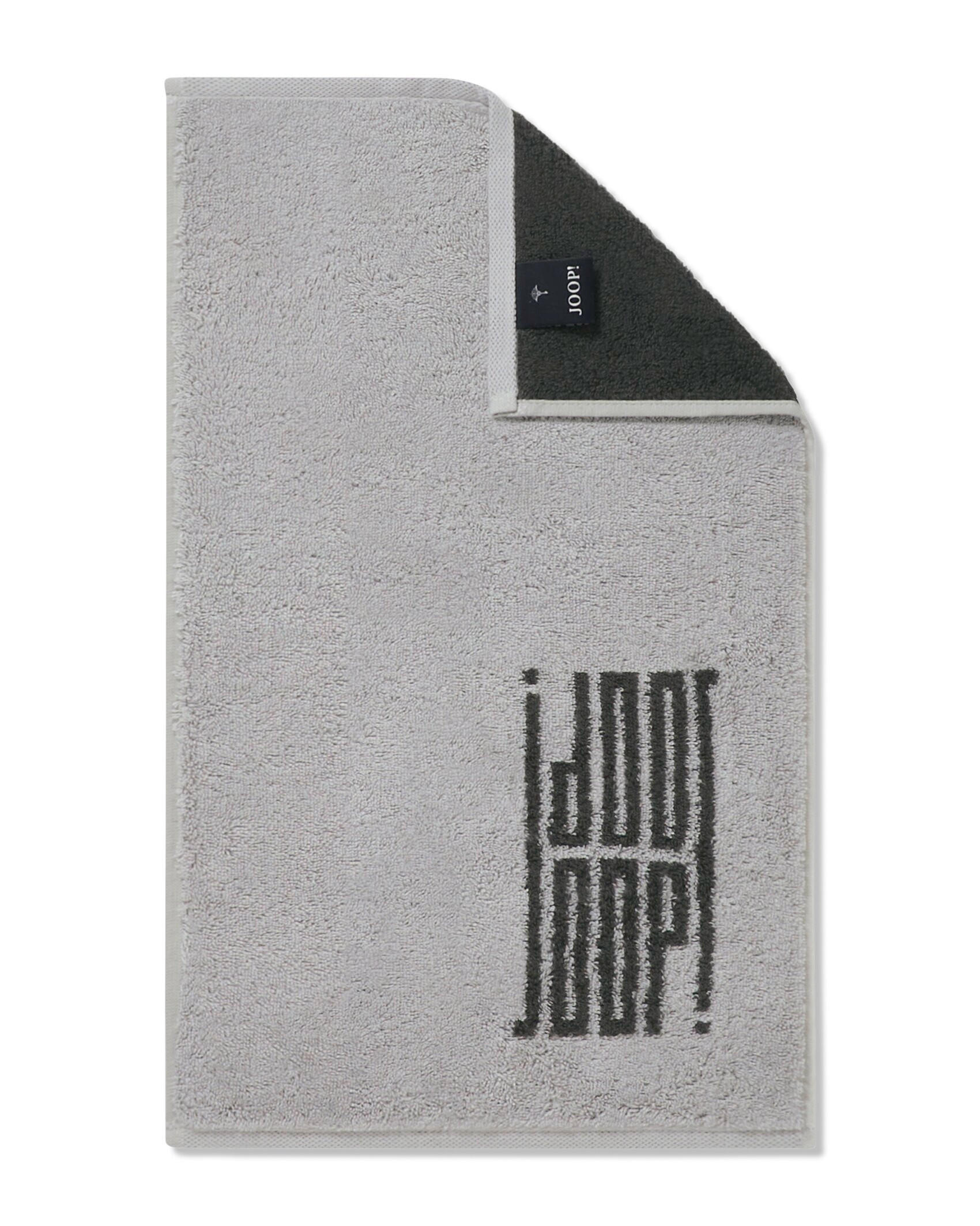 GÄSTETUCH Bars Grau, Platinfarben 30/50 cm  - Platinfarben/Grau, Basics, Textil (30/50cm) - Joop!