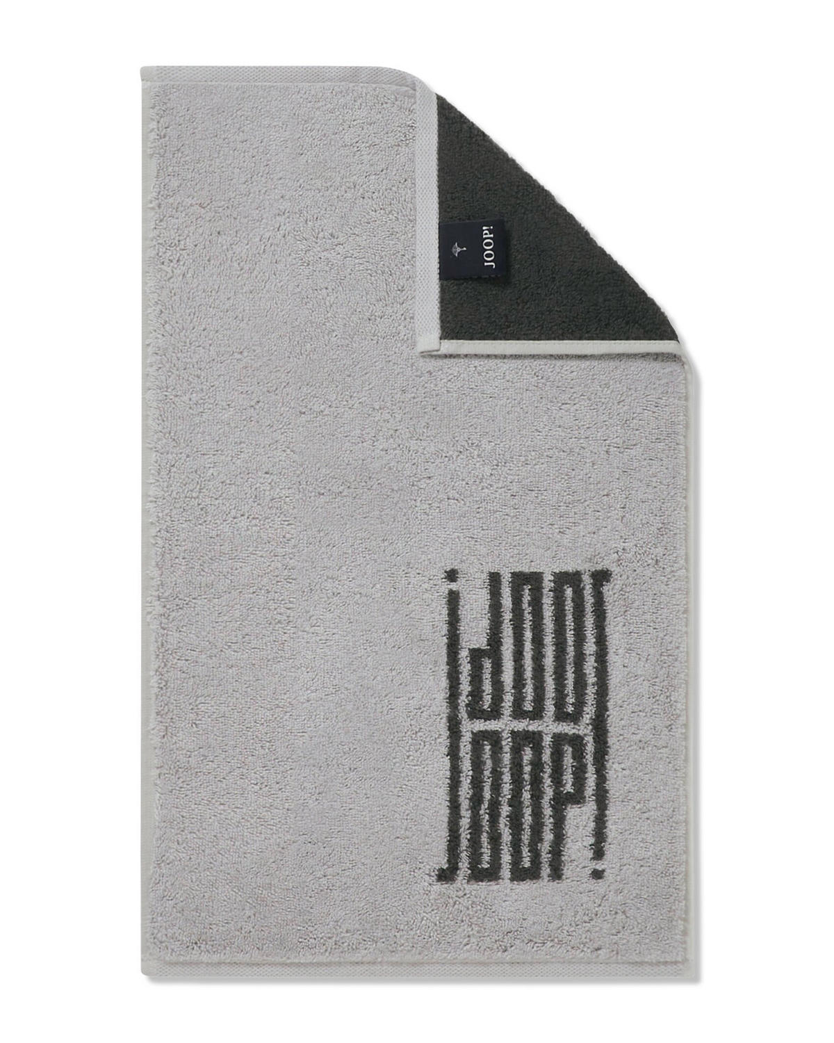 GÄSTETUCH Bars Grau, Platinfarben 30/50 cm  - Platinfarben/Grau, Basics, Textil (30/50cm) - Joop!