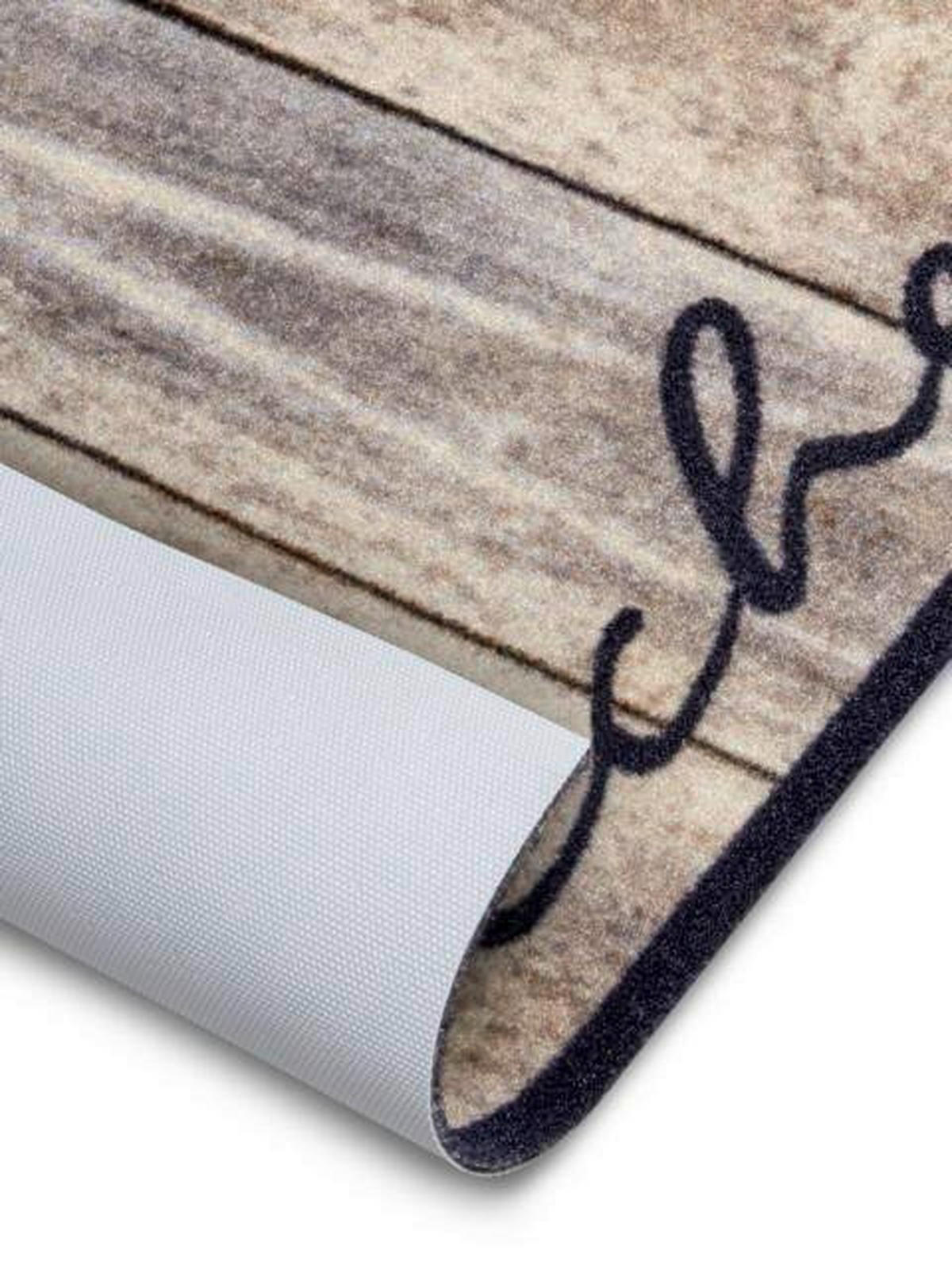 Küchenläufer in Braun/Taupe (r 50/150 cm Cook & Clean Braun, Taupe  - Taupe/Braun, Design, Kunststoff/Textil (50/150cm)