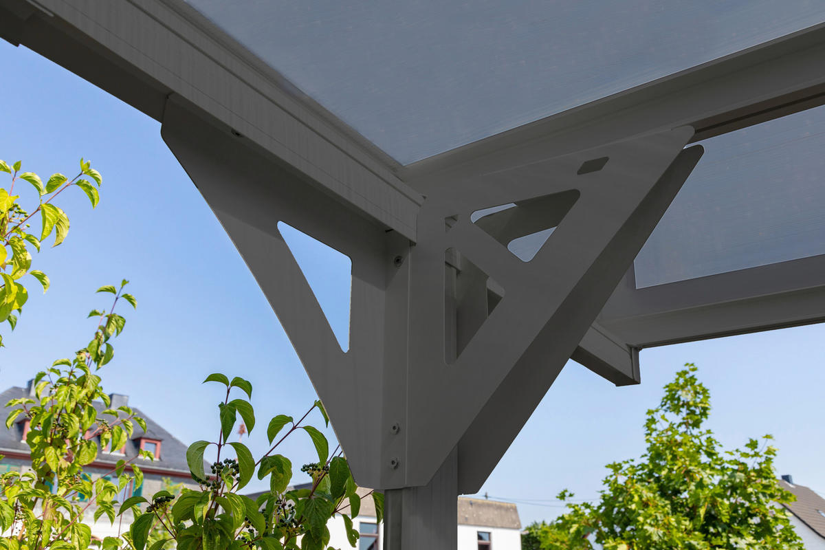 CARPORT - Anthrazit, Basics, Kunststoff/Metall (305/232/503cm)
