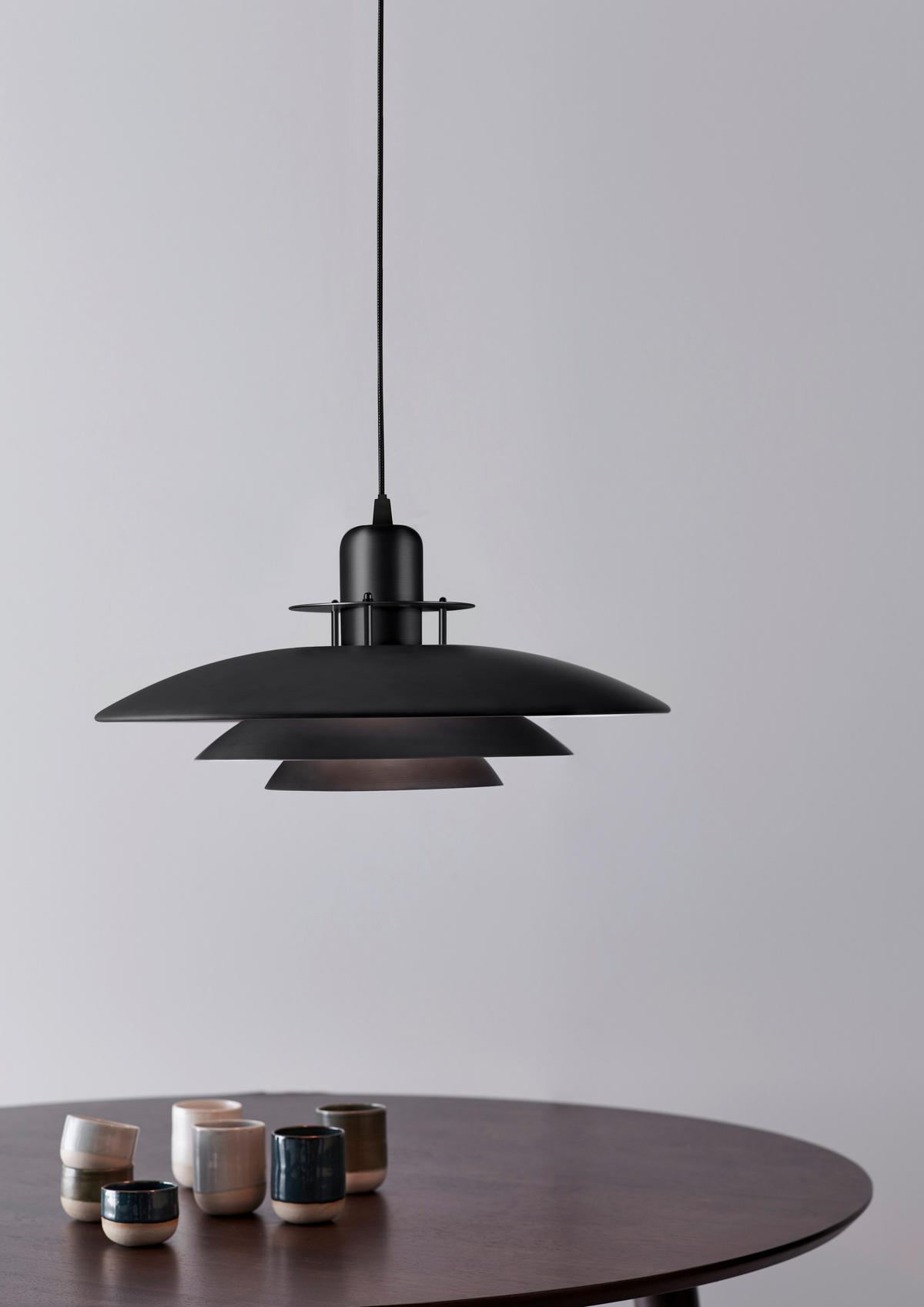 HÄNGELEUCHTE Primus  43/20 cm   - Schwarz, Design, Metall (43/20cm) - Belid