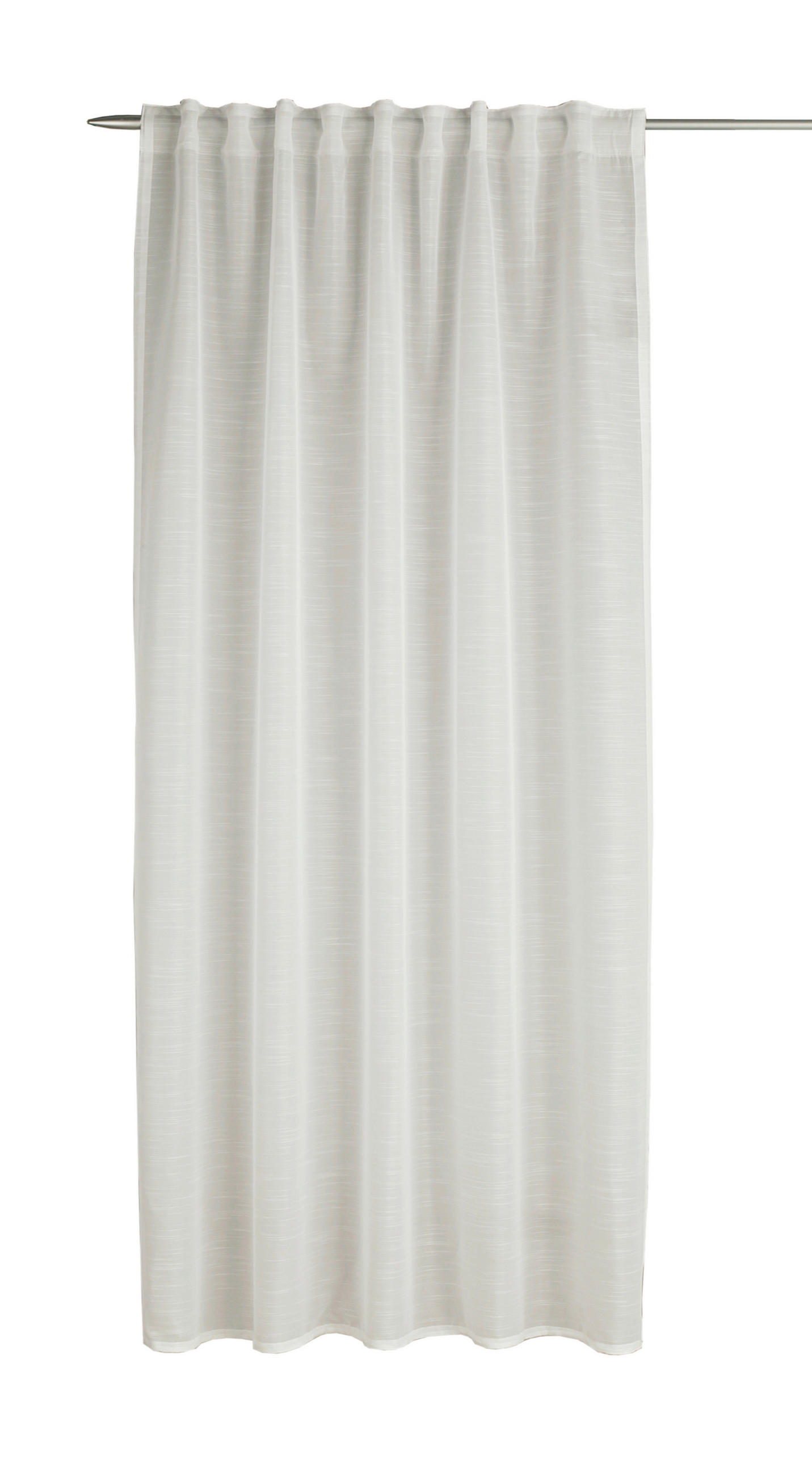 FERTIGVORHANG  halbtransparent  135/245 cm   - Creme, Basics, Textil (135/245cm)