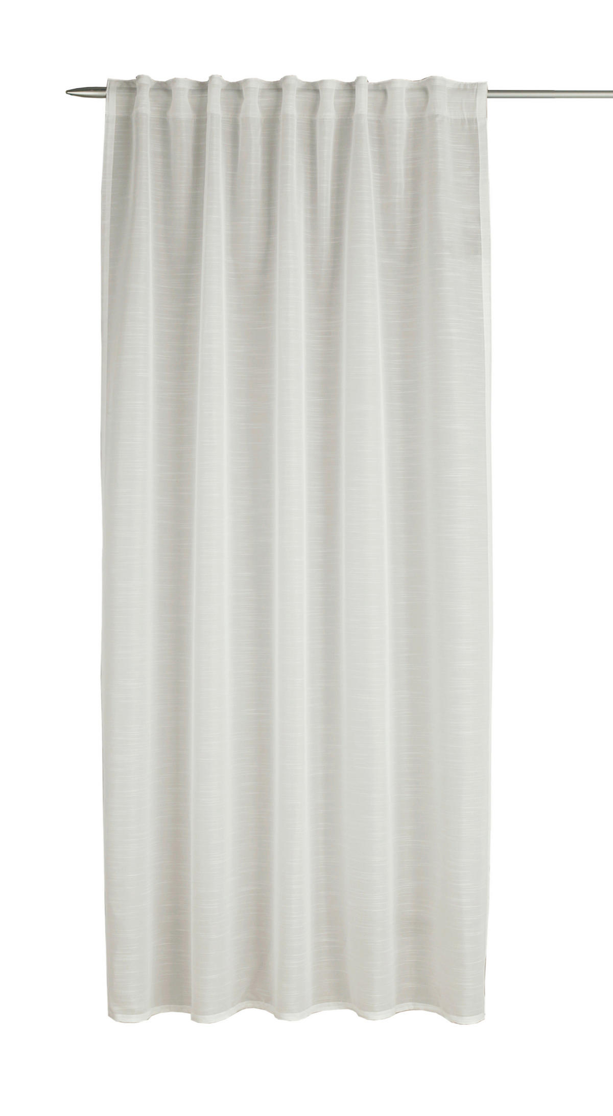 FERTIGVORHANG  halbtransparent  135/245 cm   - Creme, Basics, Textil (135/245cm)