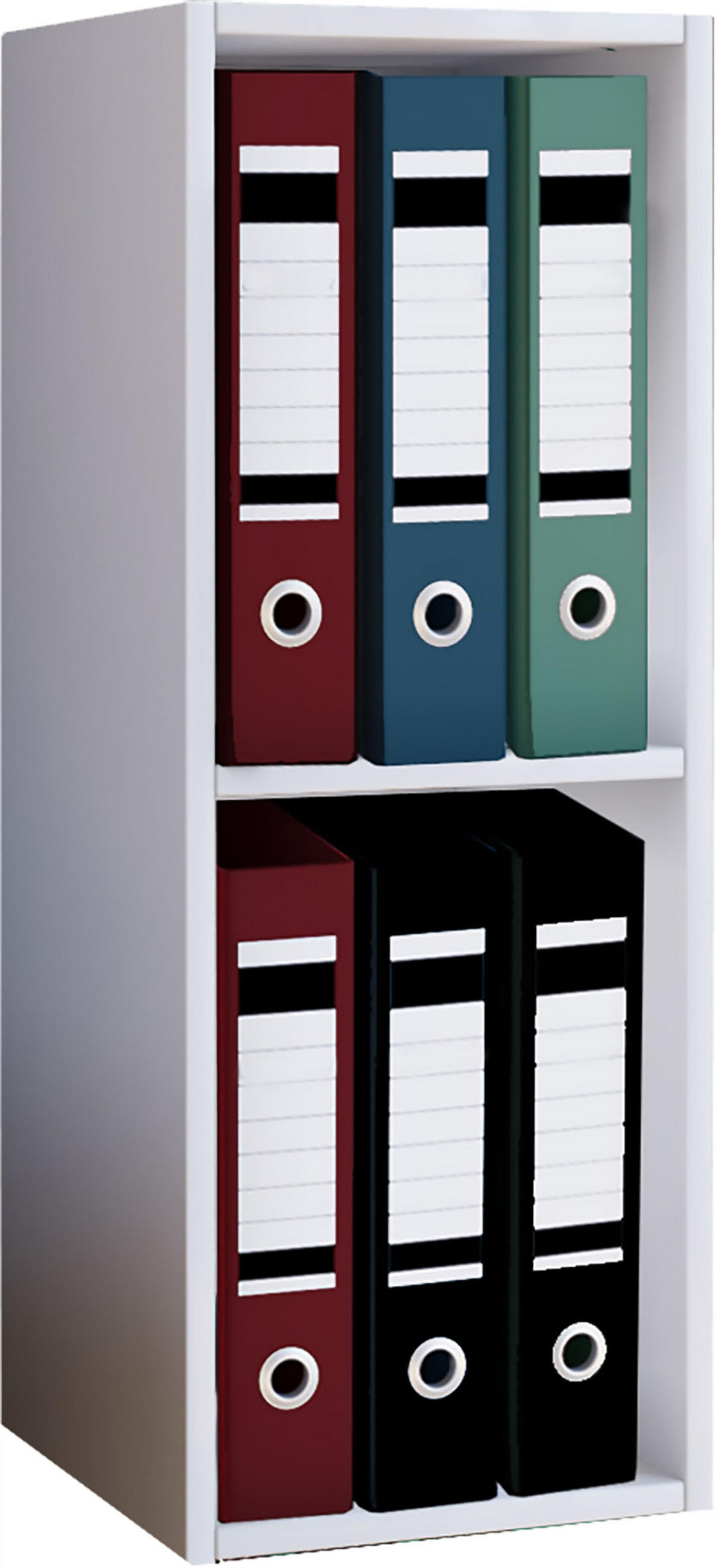 AKTENREGAL 34/72/30 cm  - Weiss, Design, Holzwerkstoff (34/72/30cm) - MID.YOU
