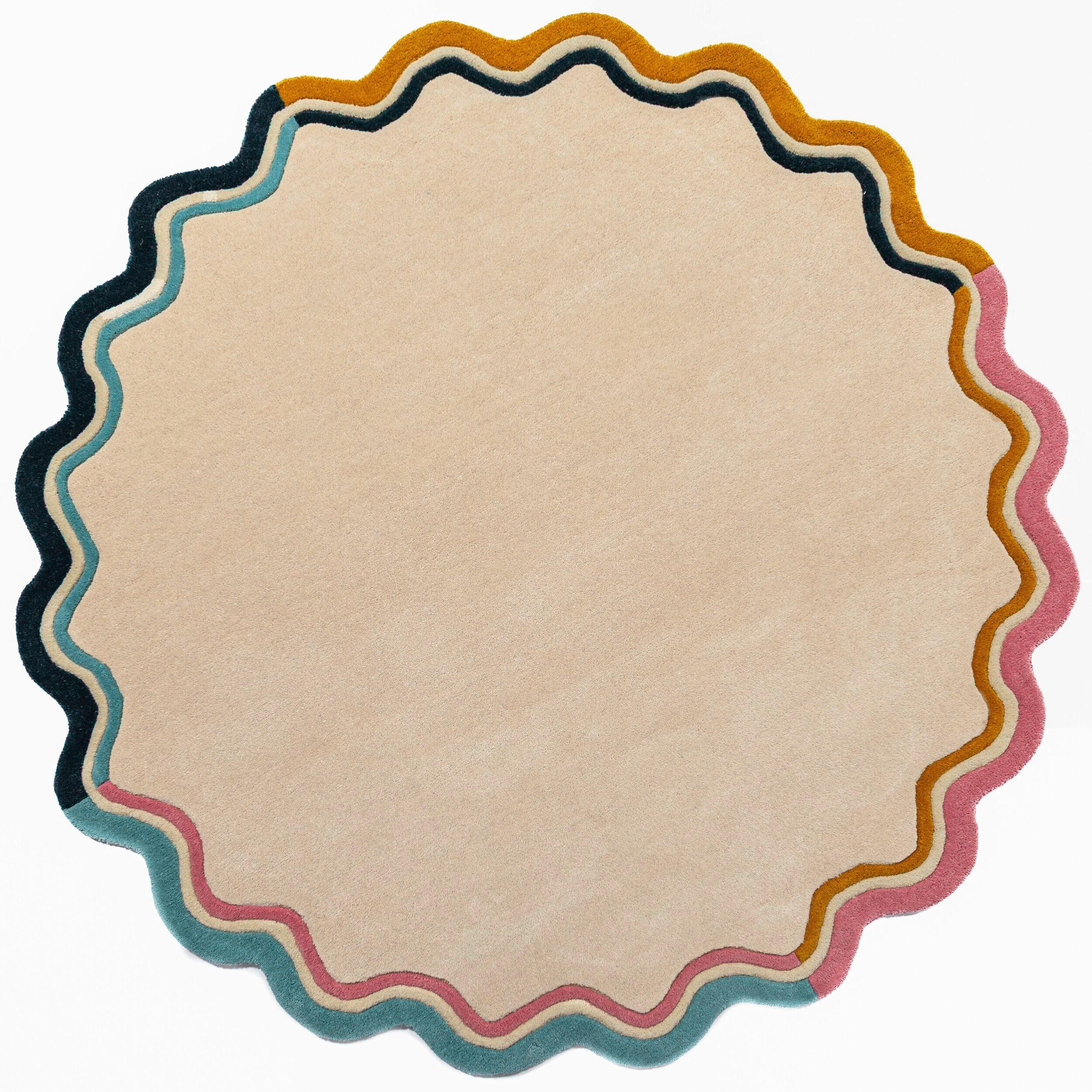 WOLLTEPPICH 180/180 cm Multicolor  - Multicolor, Basics, Textil (180/180cm)