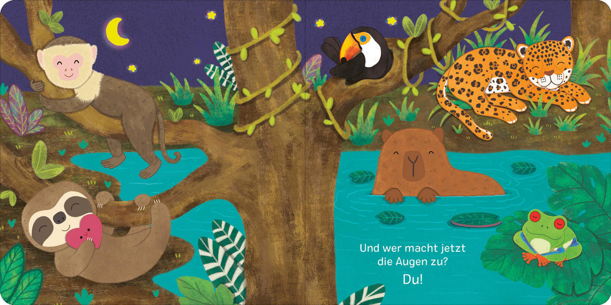 BUCH Augen zu und träum schön!  - Multicolor, Basics, Papier (17,5/17,5/1.2cm)