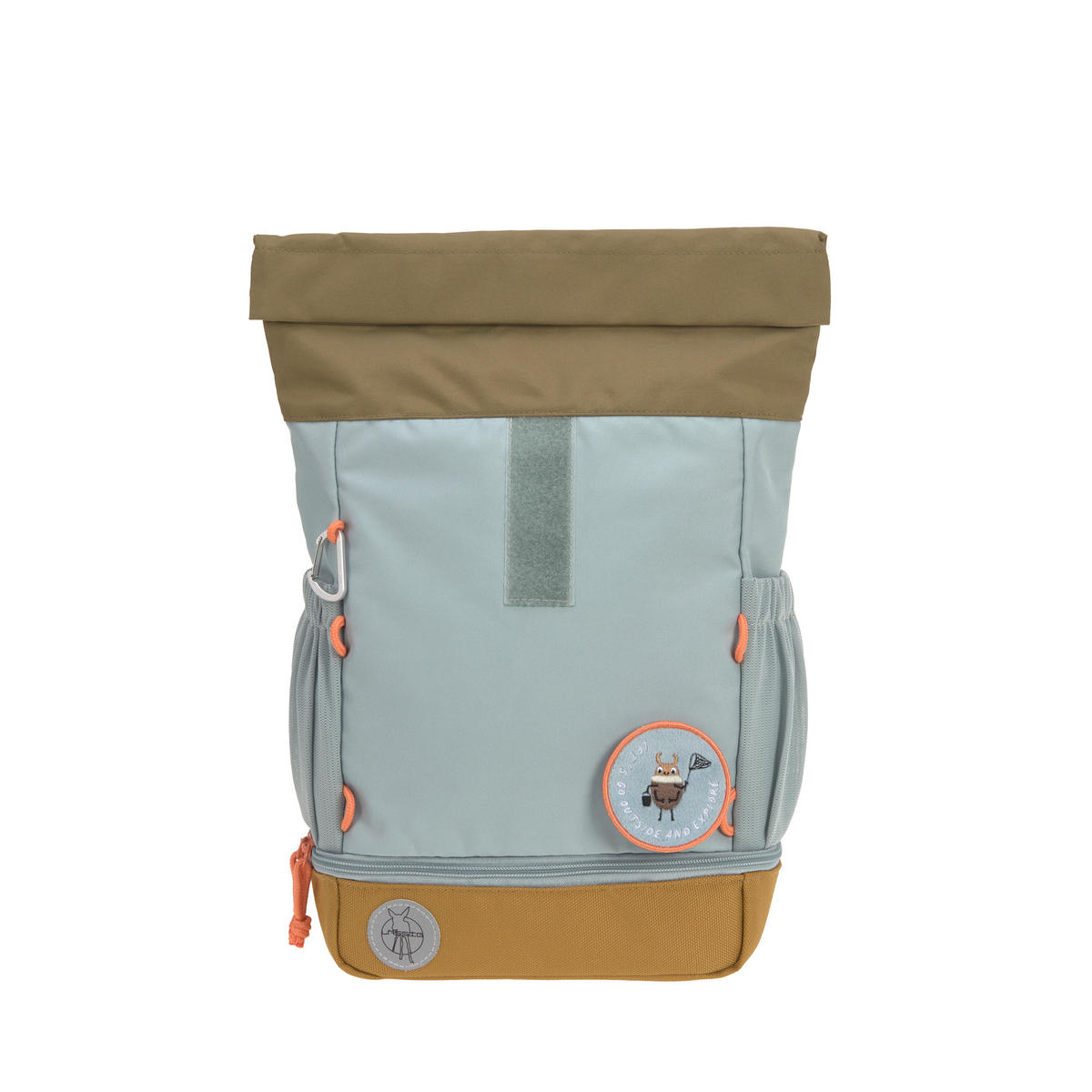 KINDERRUCKSACK Rolltop  - Hellblau, Basics, Textil (23/11/32,5cm) - Lässig