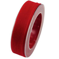 GESCHENKBAND  - Rot, Basics, Kunststoff (2,5cm)
