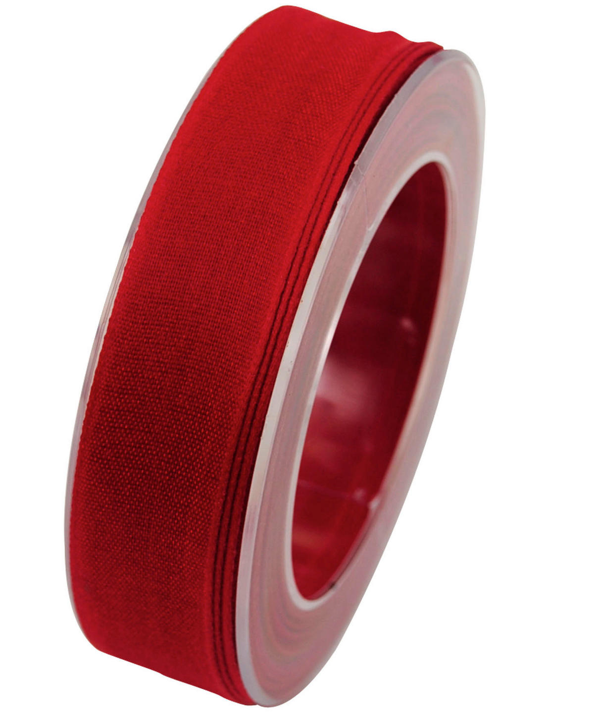 GESCHENKBAND  - Rot, Basics, Kunststoff (2,5cm)