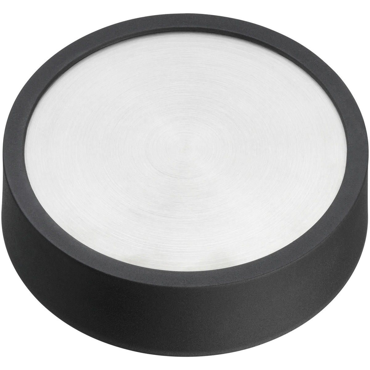 HAMBURGERPRESSE   - Edelstahlfarben/Schwarz, Basics, Kunststoff/Metall (12,5cm) - WMF