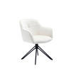 DREHSTUHL  in Samt Beige  - Beige/Schwarz, MODERN, Textil/Metall (59/83/60cm) - Livetastic