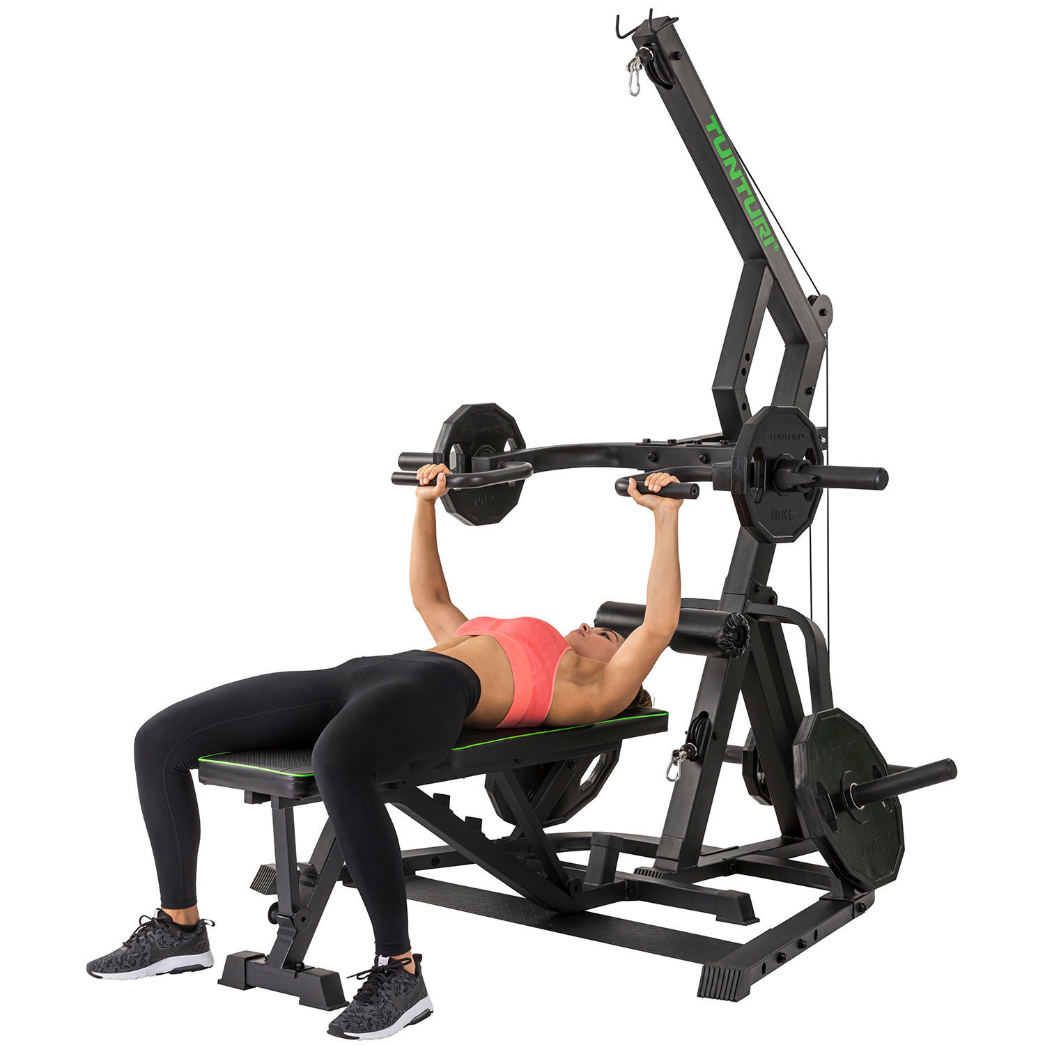 KRAFTSTATION  - Schwarz, KONVENTIONELL, Kunststoff/Metall (177/150/210cm)