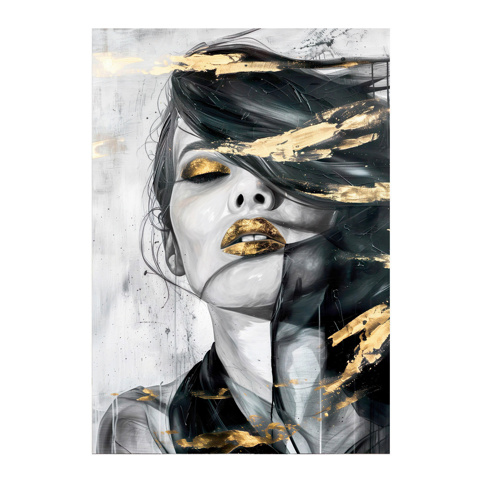 LEINWANDBILD Frauen 70/100 cm  - Multicolor, Basics, Holz/Textil (70/100cm)