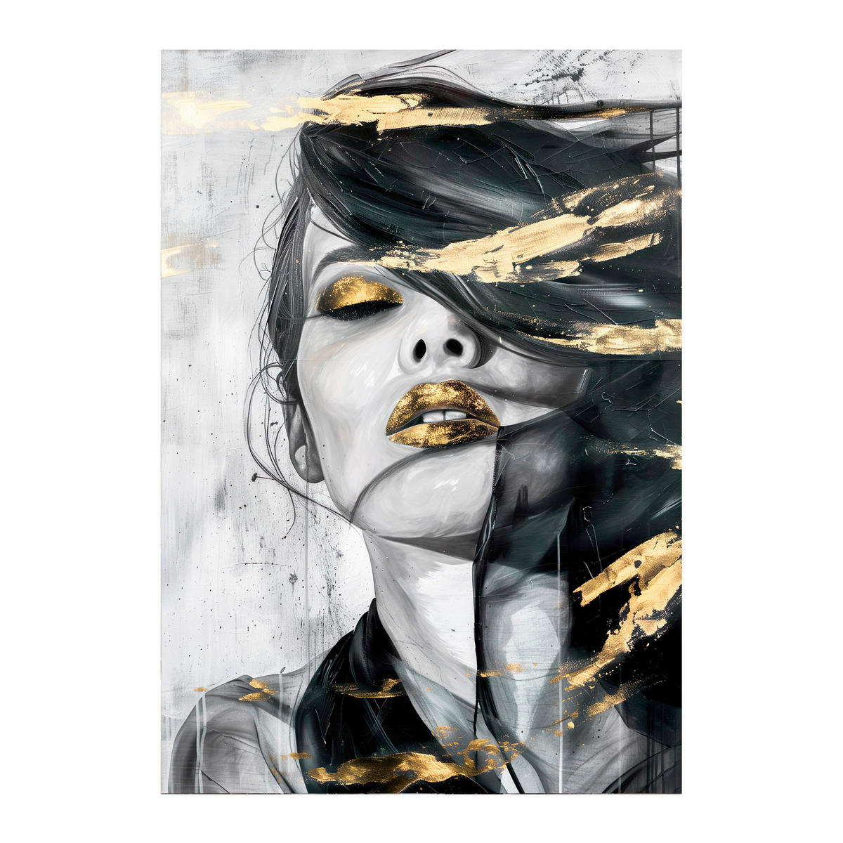 LEINWANDBILD Frauen 70/100 cm  - Multicolor, Basics, Holz/Textil (70/100cm)