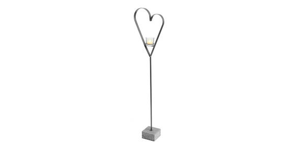 WINDLICHT - Grau, Basics, Glas/Stein (36/17/140cm) - Ambia Home