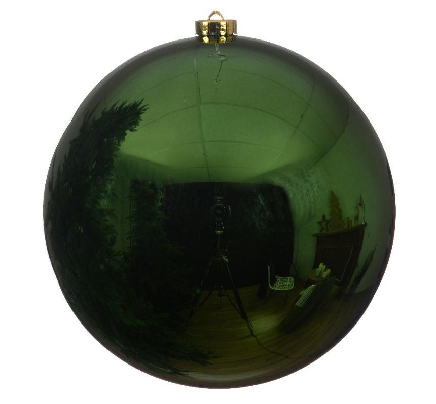 DEKOKUGEL - Grün, Basics, Kunststoff (20/20/20cm) - X-Mas